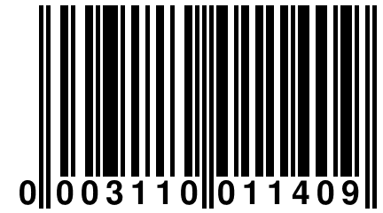 0 003110 011409