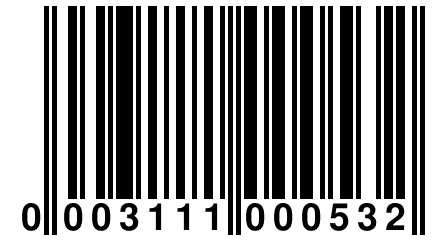 0 003111 000532