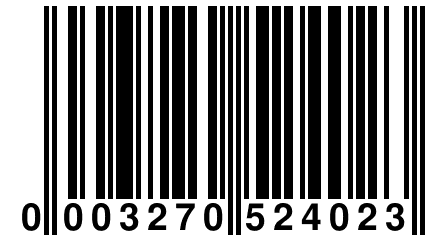 0 003270 524023