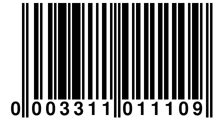 0 003311 011109