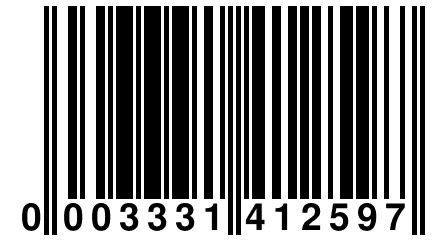 0 003331 412597