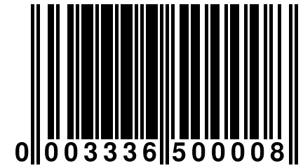 0 003336 500008