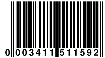 0 003411 511592