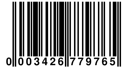 0 003426 779765