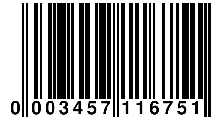 0 003457 116751