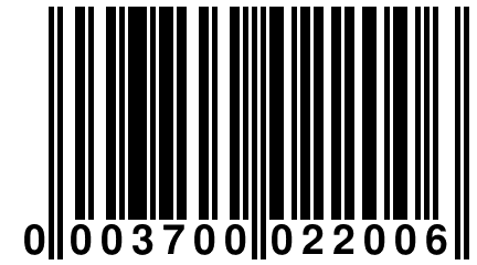 0 003700 022006