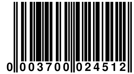 0 003700 024512