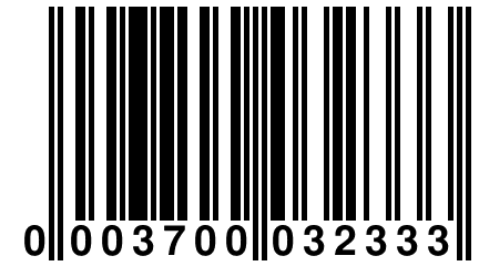 0 003700 032333