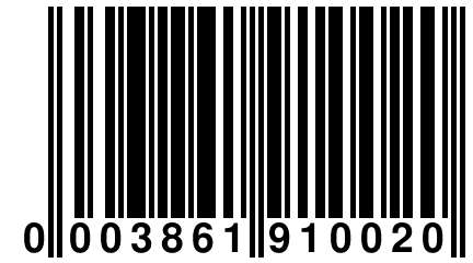 0 003861 910020