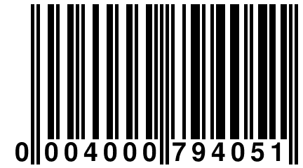 0 004000 794051