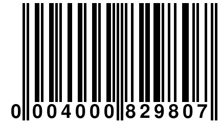 0 004000 829807