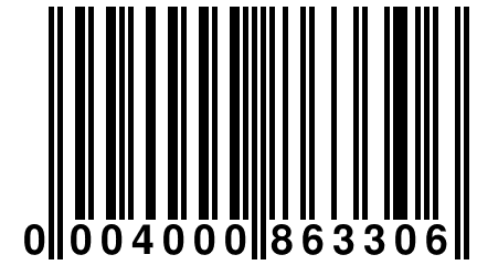 0 004000 863306