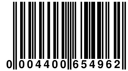 0 004400 654962