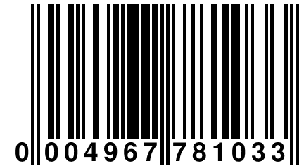 0 004967 781033