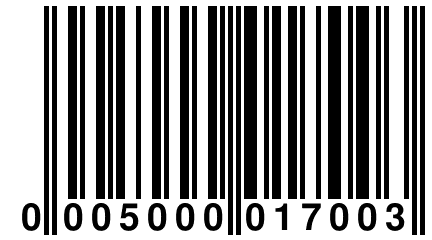 0 005000 017003