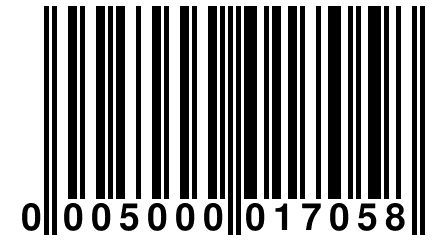 0 005000 017058