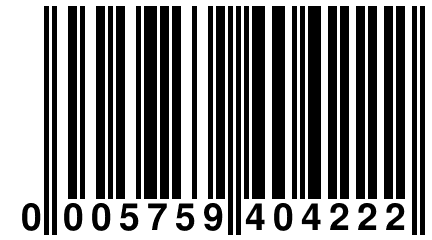 0 005759 404222