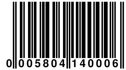 0 005804 140006