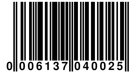 0 006137 040025