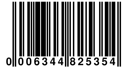 0 006344 825354