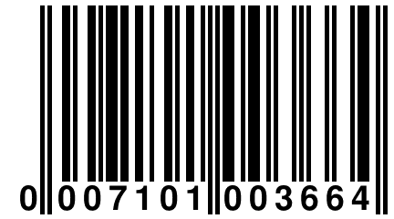 0 007101 003664