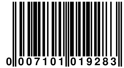 0 007101 019283