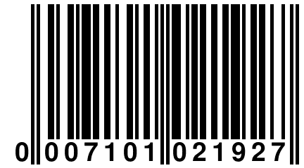 0 007101 021927