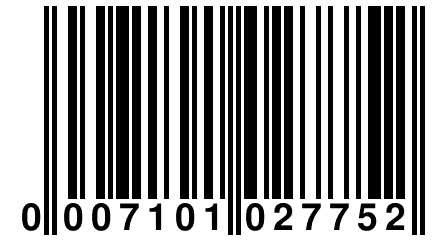 0 007101 027752