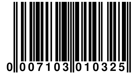 0 007103 010325