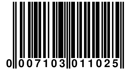 0 007103 011025