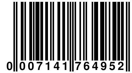 0 007141 764952