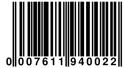 0 007611 940022