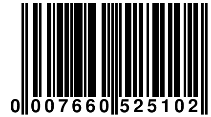 0 007660 525102