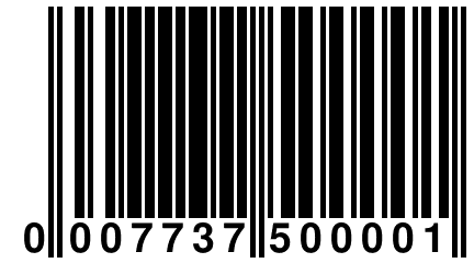 0 007737 500001