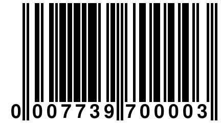 0 007739 700003