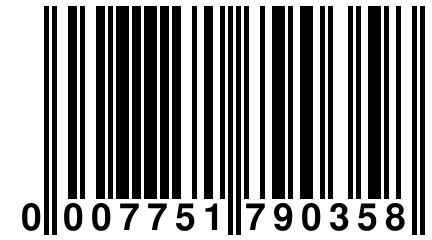 0 007751 790358