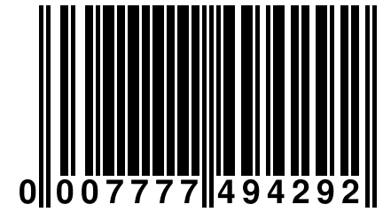 0 007777 494292