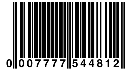 0 007777 544812