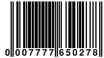 0 007777 650278