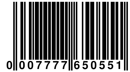 0 007777 650551