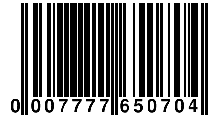 0 007777 650704