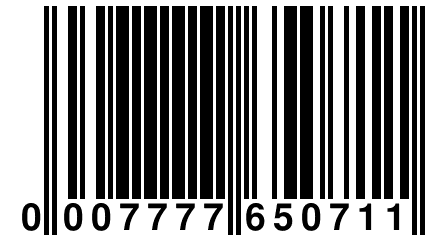 0 007777 650711