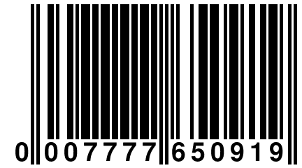 0 007777 650919