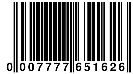 0 007777 651626