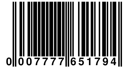 0 007777 651794