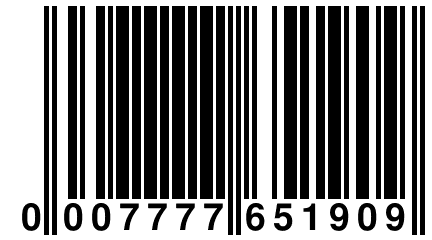 0 007777 651909