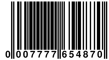 0 007777 654870