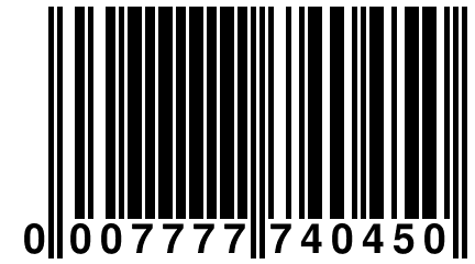 0 007777 740450