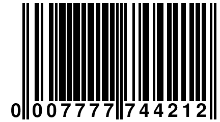 0 007777 744212