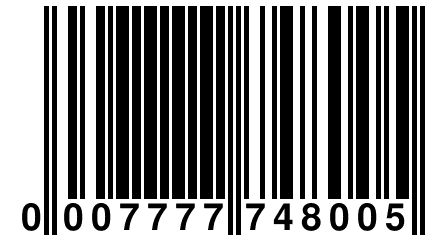 0 007777 748005